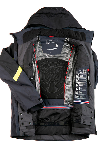 Мужская горнолыжная Куртка WHS Темно-серый, 8783306