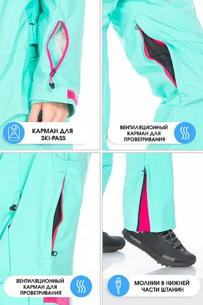 Комбинезон Forcelab Мятный, 706631