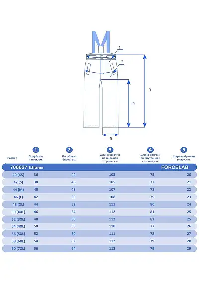 Штаны Forcelab Черный, 706627