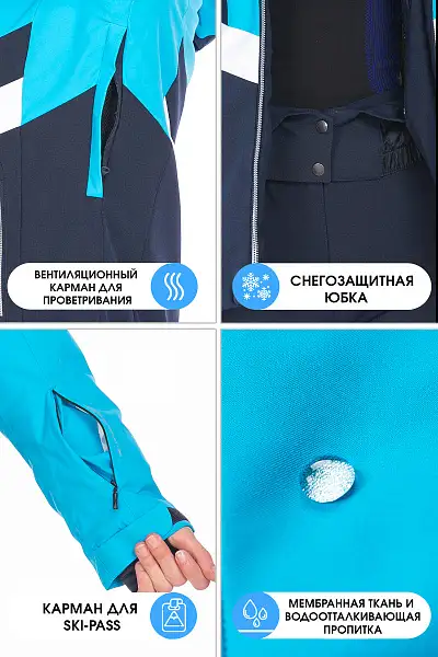 Куртка High Experience Голубой, 6980407