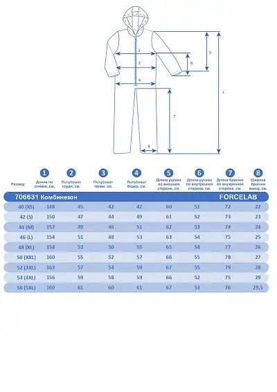 Комбинезон Forcelab Светло-розовый, 706631