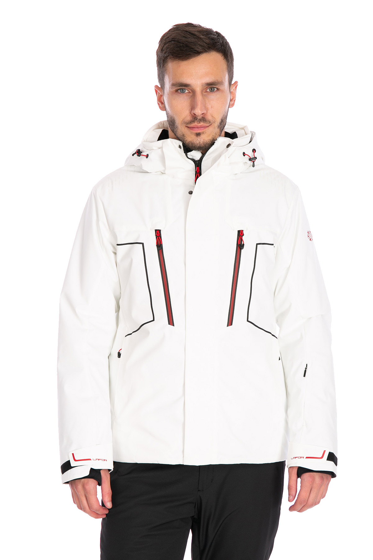 Мужская горнолыжная Куртка Lafor Белый, 767013 (56, 3xl)