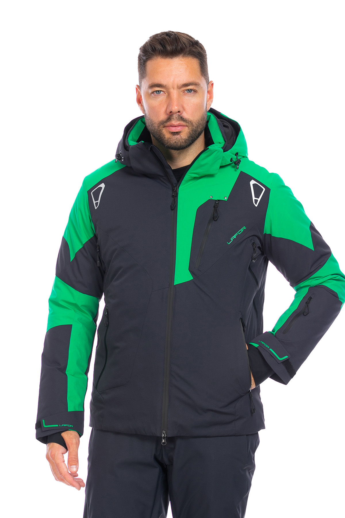 Мужская горнолыжная Куртка Lafor Зеленый, 767053 (52, xl)