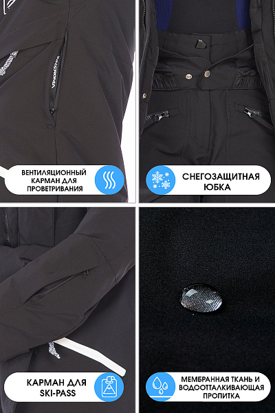 Куртка WHS Черный, 8783408