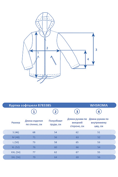 Куртка WHS Темно-синий, 8783385