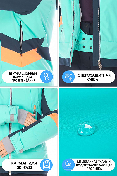 Куртка Tisentele Мятный, 847644