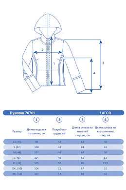 Женский зимний Пуховик Lafor Черный, 76709