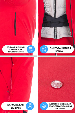 Куртка Tisentele Красный, 847634