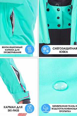 Женский горнолыжный Костюм Lafor Мятный, 767054K1