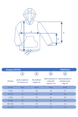 Анорак Tisentele Розовый, 84762