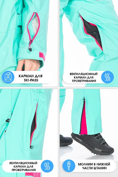 Комбинезон Forcelab Мятный, 706631