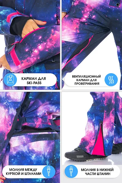 Комбинезон Forcelab Фиолетовый, 706631
